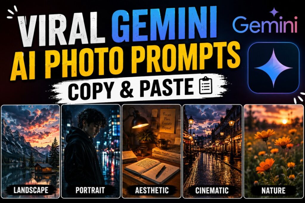 Viral Gemini AI Photo Prompts Copy & Paste