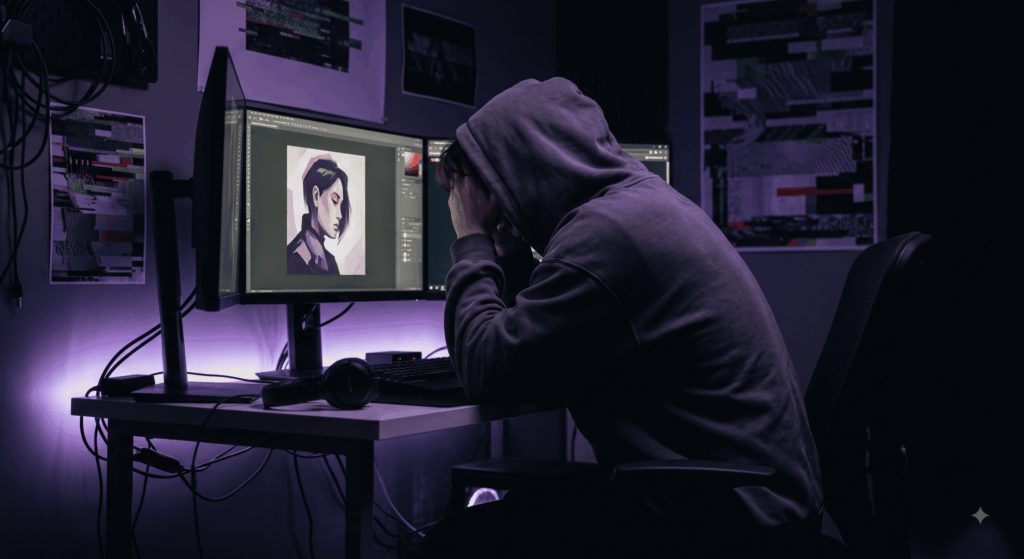 The Moody Artist (Isolated Studio)